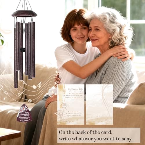 Retirement Gifts for Women/Men - 32" Wind Chimes Happy Retirement Gift for Coworker Colleague Boss Teacher Nurse - Farewell Appreciation Gifts Never Underestimate The Difference You've Made - Thumbnail 3