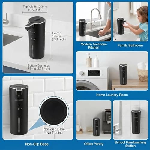 XIUXIUZSX Touchless Automatic Liquid Soap Dispenser - Thumbnail 5