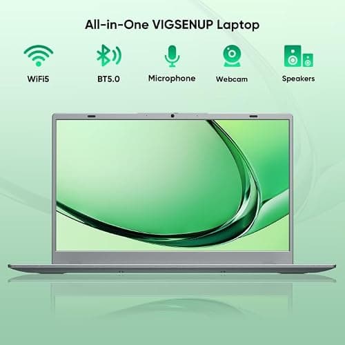 VIGSENUP15.6 Full HD Laptop,16GB RAM,256GB SSD,6500Y Processor,Work,Office - Thumbnail 3