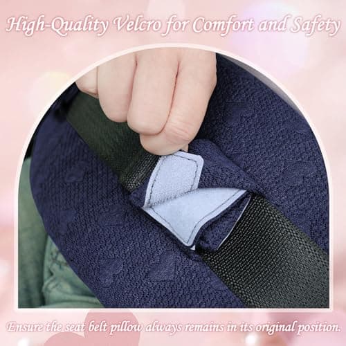 Post-Op Seat Belt Pillow – Ice/Hot Pocket for Chest/Heart, Small Navy Blue - Thumbnail 4