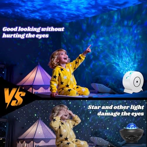 Galaxy Projector for Bedroom, Galaxy Light Projector with 41 Lighting Modes, Starry Nebula Ceiling Night Light with Timer and Remote, Room Decor, for Christmas, Birthdays - Thumbnail 4