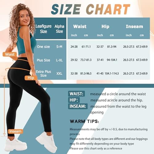SINOPHANT High Waisted Leggings with Pockets Women, Full Length Capri Buttery Soft Stretchy Yoga Pants(Full Teal,L-XL) - Thumbnail 6