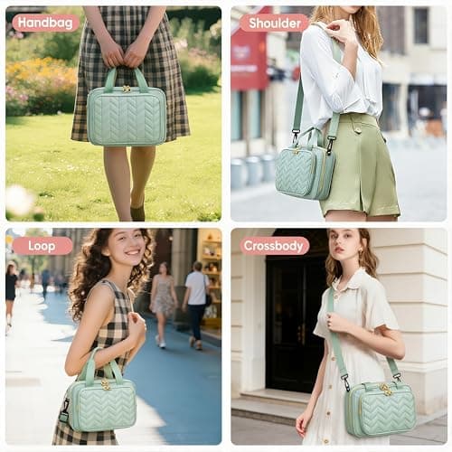 Eternatastic Bible Cover Case for Women, Large Bible Bag with Shoulder Strap,Bible Study Ideal Christian Gifts for Women - Thumbnail 5