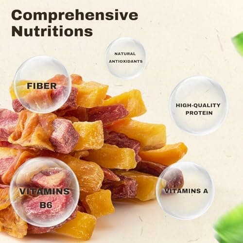 PETPHABET Chicken Wrapped Double Sweet Potato Dog Treats - Healthy Jerky Dog Chews, Rawhide Free Training Treats for Small, Medium, Large Dogs, Soft Snacks High Protein & Low Fat, Easy to Digest, 14oz - Thumbnail 5