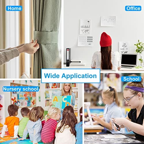 Self Adhesive Dots, Strong Adhesive 1550 Pcs (775 Pairs) 0.59 inch Diameter Sticky Back Nylon,Dots with Waterproof Sticky Glue Tapes, Suitable for Classroom, Office, Home - Thumbnail 6