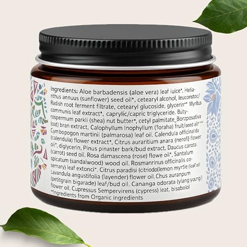 Boho Aromatic Calendula Nourishing Face Cream for Dry Skin, Natural & Organic Facial Cream, Hydrating and Moisturizing skin care product, Vegan Face Cream, calendula face cream, Facial Moisturizer - Thumbnail 6