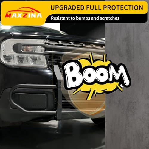 Maxzina Bull Bar Compatible with 2022-2024 Ford Maverick XLT (Not for 2025+) Front Bumper Carbon Steel Bolt-On Grill Bar Bumper Grille Brash Gurad for 2023 Maverick Accessories (Not for FX4 Package) - Thumbnail 3
