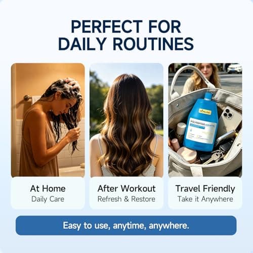 HONLINK Hair Restoring Cream with Keratin & Polypeptides, Repair & Smooth Damaged Hair, Reduce Frizz, Add Shine & Moisture, Daily Hair Care Treatment, Valentine’s Day Hair Care Gift - Thumbnail 6