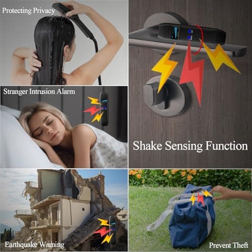 CHIRSMIP Hidden Camera Detector, Compact Camera Finder, RF Bug Detector, Magnetic Tracker Finder, Portable Bug Sweeper for Listening Devices, Hotels, Vehicles, Offices, Fitting Rooms and Travel - Thumbnail 5