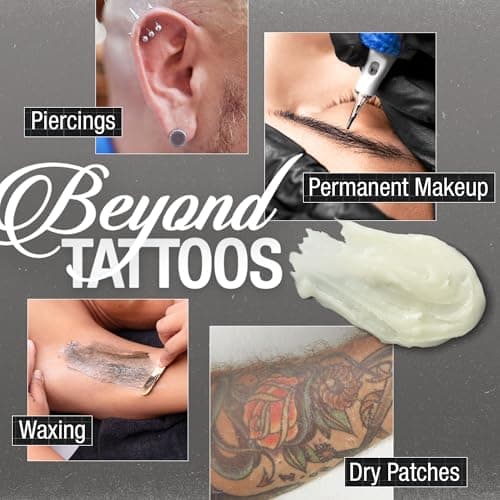 Ebanel Tattoo Balm 3oz, Premium Tattoo Aftercare Cream Brightener Ink Color Enhancing Butter Moisturizer with Herbal Essences and Essential Oils, All-Stage Tattoos Ointment After Care Kit Supplies - Thumbnail 6