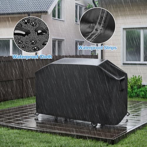 Jungda Grill Cover for Blackstone Model 2022 Blackstone Pellet Grill & Omnivore Griddle Combo,Outdoor Waterproof Griddle Cover - Thumbnail 4