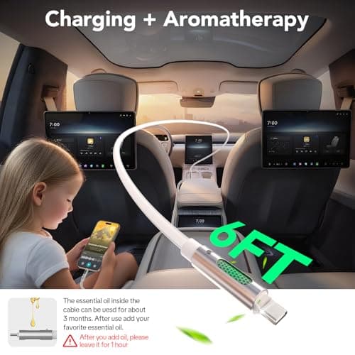 MFish 240W USB-C to USB-C Cable (PD 3.1 EPR), 480Mbps Speed, Fast Charging Type C Cable for MacBook Pro/Air, iPhone 17/16 Pro, Galaxy S25/S24, Laptops, iPad, Durable Silicone, 6FT Grey - Thumbnail 4