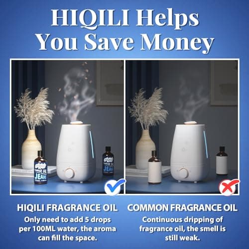 HIQILI Jeans Fragrance Oil for Home Diffuser, Candles & Soap Making, DIY Perfume for Men, Clean & Comforting Scent - 3.38 Fl Oz - Thumbnail 4