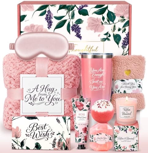 Birthday Gifts for Women Self Care Package, Thank You Gifts Get Well Soon Gift Basket for Women Thinking of You Gifts Set Sympathy Gift Inspirational Gift for Her Best Friend Mom Sister