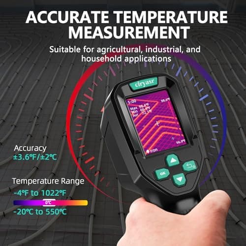 Thermal Imaging Camera, 240 x 240 TISR Resolution Infrared Camera - Thumbnail 3