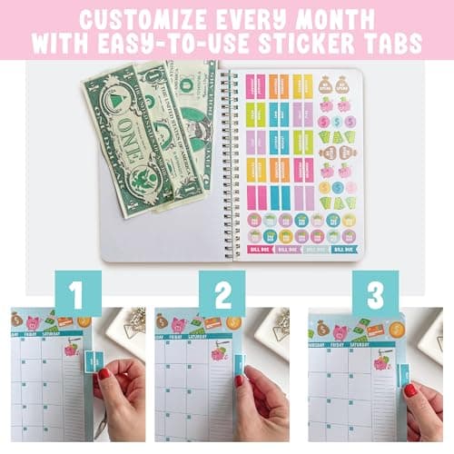 2026 Budget Planner and Monthly Bill Organizer - Budget Book and Financial Planner, Monthly Budgeting Planners and Tracker, Bill Planners and Expense Tracker Notebook for Budgets Binder - Thumbnail 6