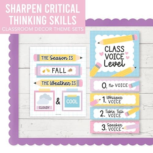 Classroom Calendar Set Bulletin Board Decor – 98 pcs School Calendar for Classroom Elementary & Preschool, Bulletin Board Decorations with Weather Chart & Seasons, Pastel Teacher Must Haves - Thumbnail 6