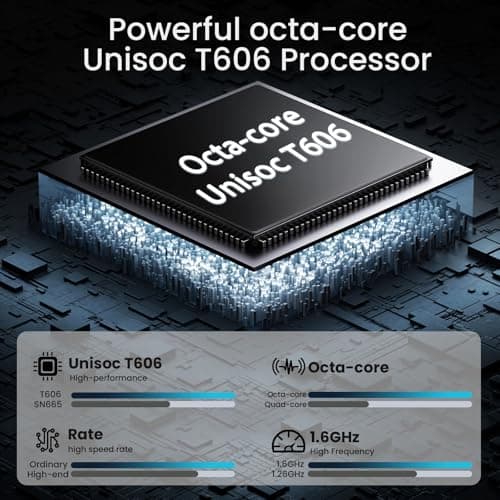 HUIHUANG Tablet with Keyboard | Android 15 | 20GBRAM+128 Storage(Expand to 1TB), 8000mAh Battery | Widevine L1, 11 in Tablet with 5G/2.4G WiFi | BT5.0 | GMS Certified | Keyboard Mouse | Case (Blue) - Thumbnail 2