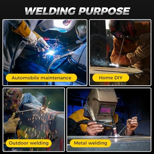 145 MIG Welder with LED Display IGBT Inverter Welder 110V Flux Core MIG/Lift Tig/Stick Welding Machine 2T 4T Three in One Professional MIG Welder for Home and Industrial Use - Thumbnail 6