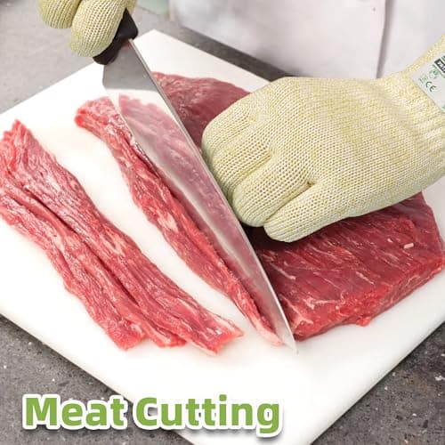 Schwer SlicePro Ultra-Durable ANSI Cut Resistant Gloves PR1501, 10X Reinforced Food Grade Cutting Glove, Mandoline Gloves for Kitchen Meat Cutting, Oyster Shucking, Fish Fillet Processing, M - Thumbnail 6