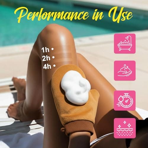 Self-Tanning Mousse for a Natural, Sun-Kissed Glow – Fast-Drying, Streak-Free, Long-Lasting Formula, 6.76 FL - Thumbnail 5