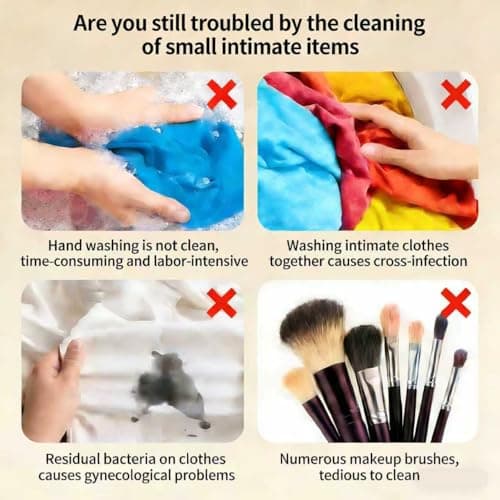 3-in-1 Electric Makeup Brush Cleaning Machine USB Portable Makeup Brush Cleaning Tool Makeup Brush Dryer Underwear Cleaning Machine suitable for various sizes of beauty sets sponges and small clothes - Thumbnail 5