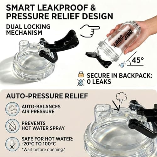BBIPDDWT 20 oz Protein Shaker Bottle, white - Thumbnail 4