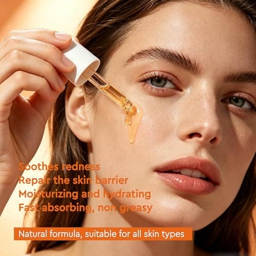 Vitamin C Serum for Face, Anti Aging Dark Spot Remover with Ferulic Acid & Niacinamide, Soothing Brightening Face Serum for Wrinkles and Even Tone, Serum Skin Care Gifts for Women - 30 ml - Thumbnail 5