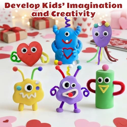 DIY Air Dry Clay Kit Party Favors for Kids-Pack of 1.05-Ounce Modeling Clay Crafts for Kids Ages 3+ Gifts Toys for Girls Boys Birthday Easter - Thumbnail 2