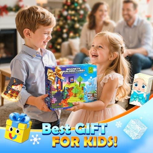 200PCS Magnetic Blocks - Build Mine Magnet World, Magnetic Building Blocks for Kids Ages 4-6 6-8 8-12, STEM Educational Sensory Toys for Boys & Girls, Birthday Toys Gifts for Kids - Thumbnail 6