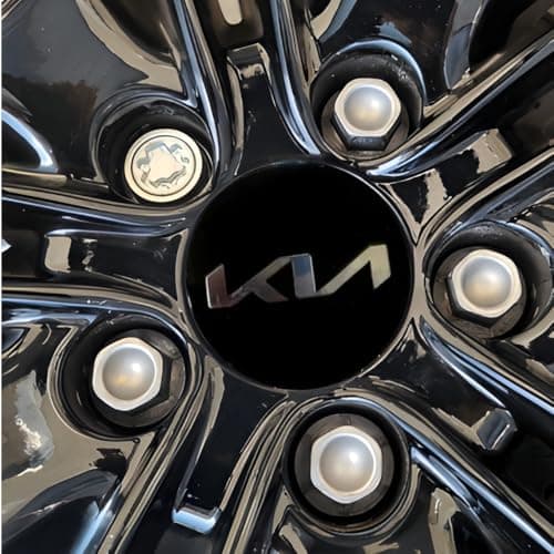 Farad H1/E Galvanized Silver Lug Nut Wheel-Locks Kit Suitable for Kia Telluride (M12 X 1.5 Thread Size) - Set of 4 Lug Nuts + 1 Key - Thumbnail 2