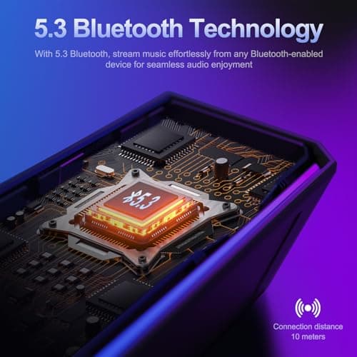 Bluedee Computer Speakers for Desktop PC, Bluetooth 5.3 PC Speakers with Dynamic RGB Light, Wired USB Plug & Play Computer Sound Bar, USB/Type-C Powered Gaming Speakers for Desktop, Laptops, Tablet - Thumbnail 4