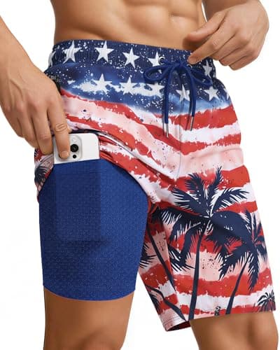 9 Inch Men Swim Trunk Compression Liner Board Short Father Day Dad Happy Birthday Gifts Ideal Papa Stepdad Pappy Poppy Law Who Want Nothing Everything Son Christmas Xmas Boyfriend Valentines Present - Image 1