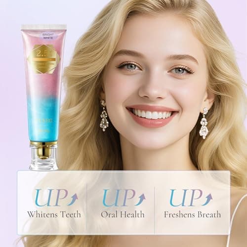 TLNDG 2.5% Niacinamide Whitening Toothpaste for Teeth and Gum Care, Enamel Strengthening & Fluoride Free Formula, 3.53 Oz (2) - Thumbnail 5