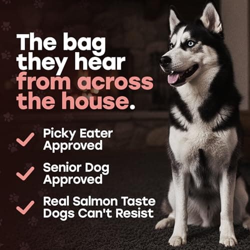 Pup Choice Wild Catch Treats – Freeze Dried Salmon & Sweet Potato Dog Treats – Single Protein, 43% Protein, 3% Omega-3 – Raw Training Treats & Meal Topper – Grain Free – 5.5 oz (300 Count) - Thumbnail 6
