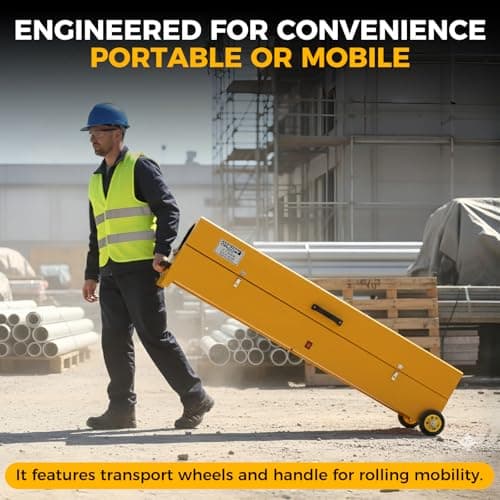 OTRUZPV 1/2" to 4" Electric PVC Conduit Heater with Temperature Detector, 2300W Portable PVC Pipe Heater with Wheels for Electricians, Contractors & Workshop Pipe Bending Projects - Thumbnail 5