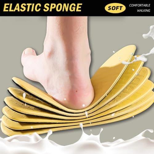 XINIFOOT 3 Pairs Anti Odour Shoe Insoles for Men and Women, Replacement Insoles for Work Boots Running Shoes, Cushion Shock Absorbing for Foot Pain Relief, Comfort Breathable Inner Soles - Thumbnail 3