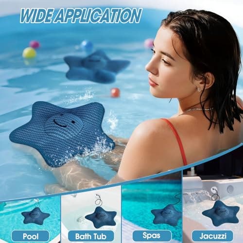 MTWEAR Hot Tub Scum Absorber, Hot Tub Accessories, Spa & Pool Scum Eliminating Balls,Hot Tub Scum Sponge for Hot Tub Oil Absorbing Sponge for Hot Tub Skimmer, Hot Tub Sponge Scum Remover (Starfish) - Thumbnail 5