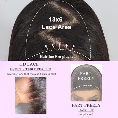 Barbique 26 Inch Red 13x6 Lace Front Wig Long Wavy Synthetic Wig HD Transparent Lace Glueless Pre Plucked Heat Resistant 180% Density for Party Clubbing - Thumbnail 3