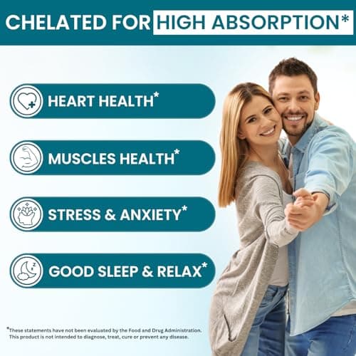 VITBOOST Magnesium Glycinate 500mg - High Absorption Chelated Supplement - Supports Sleep, Muscle Recovery & Heart Health - Non-GMO, Vegan - 120 Capsules - Made in USA - Thumbnail 4