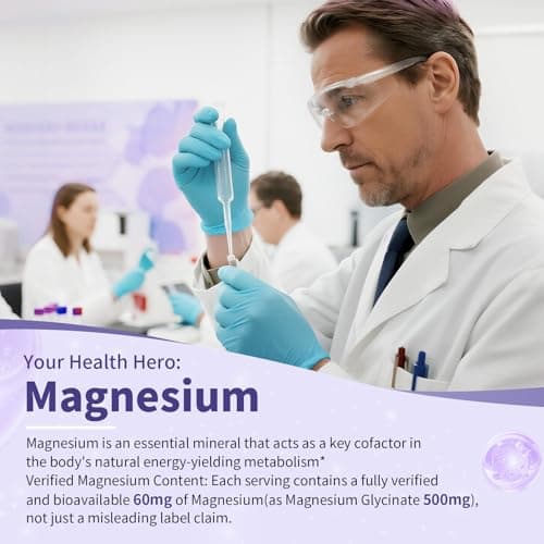 2 Pack Potassium Magnesium Gummies, Sugar-Free Potassium Gummies with Magnesium Glycinate 500mg Chewable Potassium Magnesium Supplements with Calcium, Zinc & Vitamins to Support Leg Muscle Relaxation - Thumbnail 6