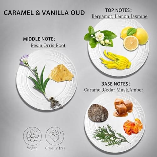 2-Pack Car Fresheners Long Lasting & Car Deodorizer - Caramel & Vanilla Oud Hanging Car Air Freshener for Men and Women, Car Necessities & Scent Diffuser by VUTOLLOSA - Thumbnail 3