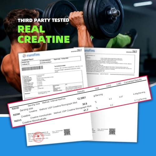 NSF Certified Creatine Gummy - Creatine Monohydrate Gummies 5000mg for Men & Women -120 Gummies Advanced Formula, Muscle Strength, Muscle Builder, Energy Boost, Pre-Workout Supplement-Blueberry - Thumbnail 3