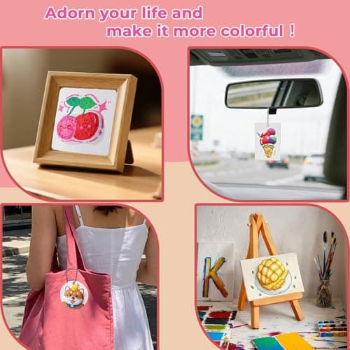 ZadaBelly 56 Pcs Magic Foam Texture Painting Kit，Puffy Magic Paint Set with 21Pcs Foam Texture Paper, 12 Colorful Brush, 2 Water Brushes，3D Effect Art Craft Set Great Gifts for Birthday - Thumbnail 3