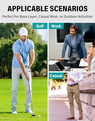 Pioneer Camp Mens Golf Pants Mens Dress Pants Wrinkle Free 5 Pockets Stretch Quick Dry Casual Work Travel Slack Comfy Trousers - Thumbnail 6