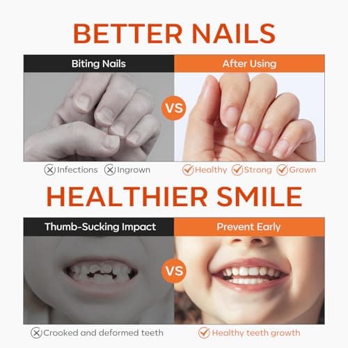 modelones Nail Biting Prevention for Kids Quick Dry Nail Biting Pen Thumb Sucking Deterrent Bitter No Bite Nail Polish for Nail Care Stop Biting Nails 0.48 fl oz - Thumbnail 4