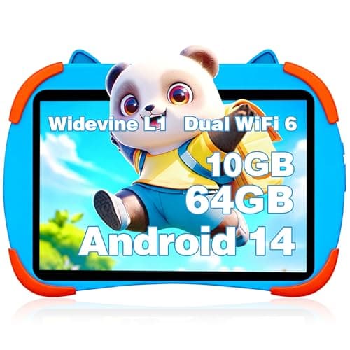 10inch Kids Tablet,Android 14 Tablets, Octa-core CPU, 10GB+64GB+1TB Expand Tablets for Kids with Kids Space, Parental Control, 6000mAh Big Battery, HD Touchscreen Display Tableta - Image 1