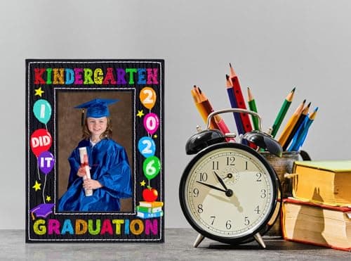 FaCraft Kindergarten Graduation Gifts - 4"x6" Kindergarten Graduation Picture Frame 2026 Kinder Grad Photo Frame for Boys Girls Kids Students You Did it Gifts for Son Daughter Grandson Granddaughter - Thumbnail 5
