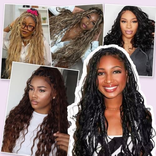 MsFan Boho Hair for Braiding Loose Wave Braiding Hair for Boho Braids 100% Virgin Human Braiding Hair 100G Boho Human Hair NC 18 Inch - Thumbnail 6