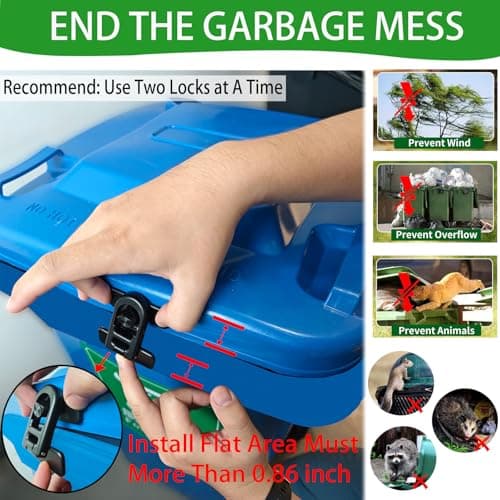 Bstsilver 2-PACK Refrigerator Lock Childproof Baby Proofing for Cabinet Door Corner Drawer Freezer RV Oven Cupboard Closet Kitchen, Fridge Latches for Cat Dog Toddler, Upgraded Adhesive Easy Install - Thumbnail 6